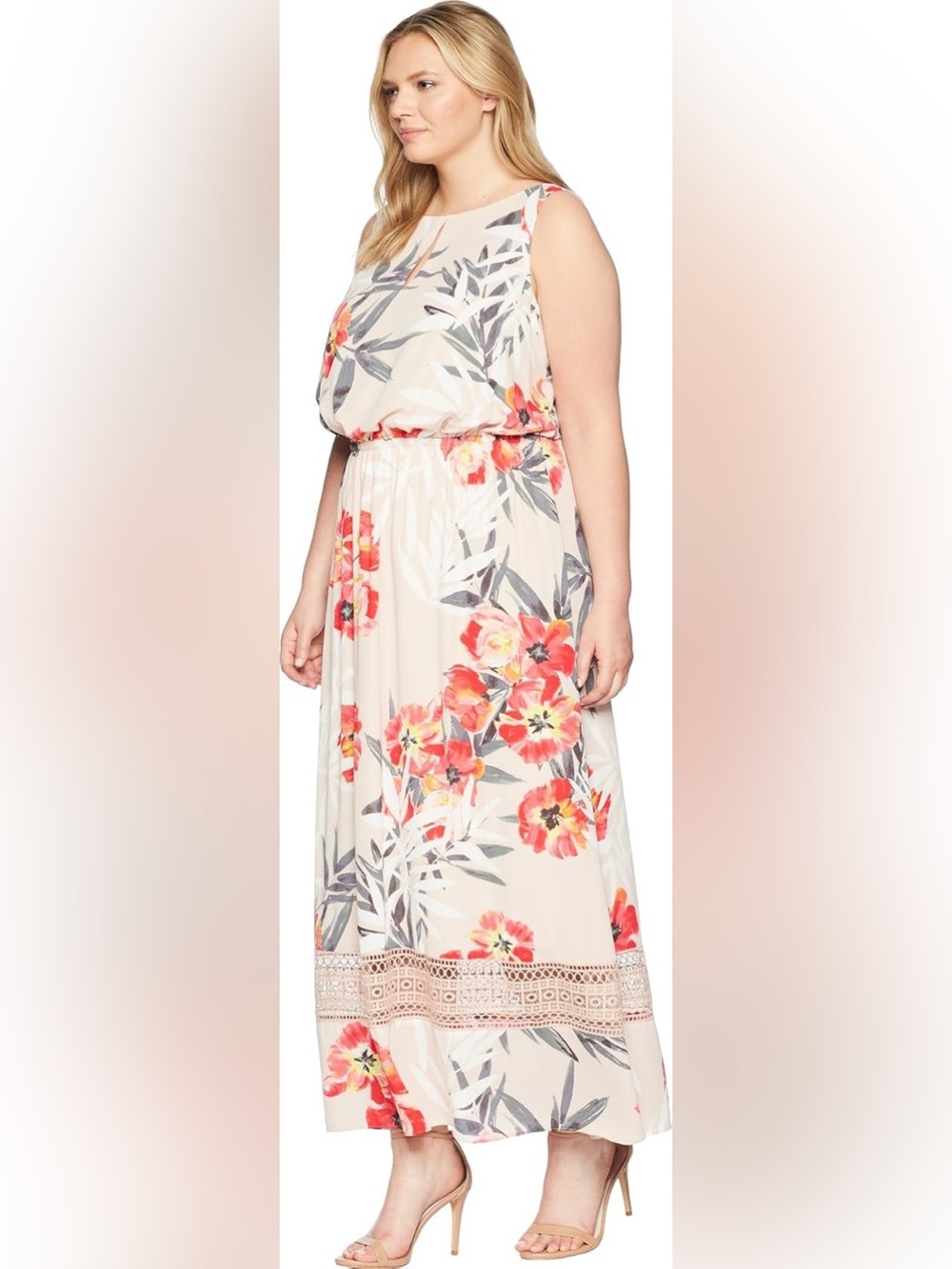 Adrianna Papell Tropical Maxi Dress